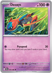 Deoxys #34 Pokemon Chaos Rising