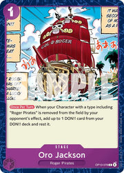 Oro Jackson OP13-078 One Piece Carrying on His Will