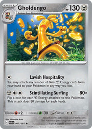 Gholdengo #67 Pokemon Paldean Fates HOLO
