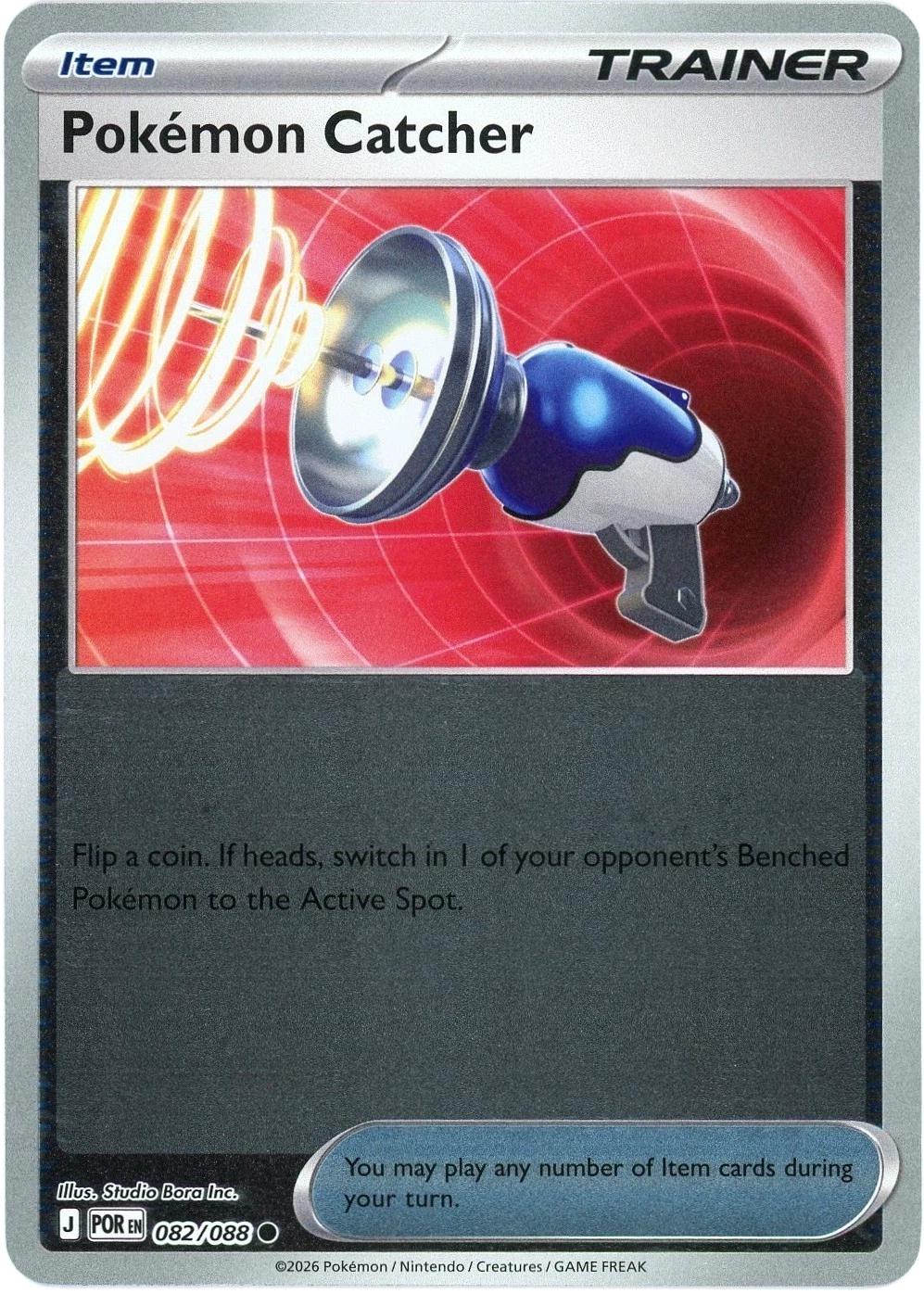 Pokemon Catcher [Reverse Holo] #82 Pokemon Perfect Order