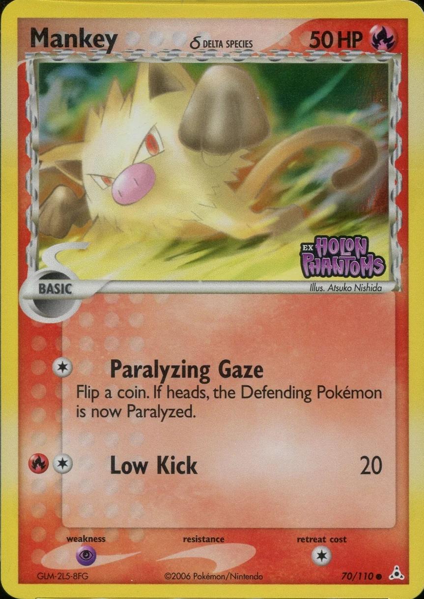 Mankey - 70/110 (Reverse Foil)