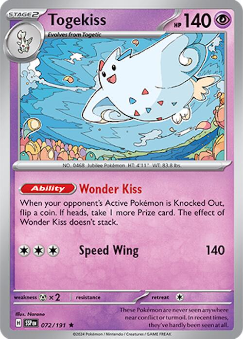 Togekiss #72 Pokemon Surging Sparks