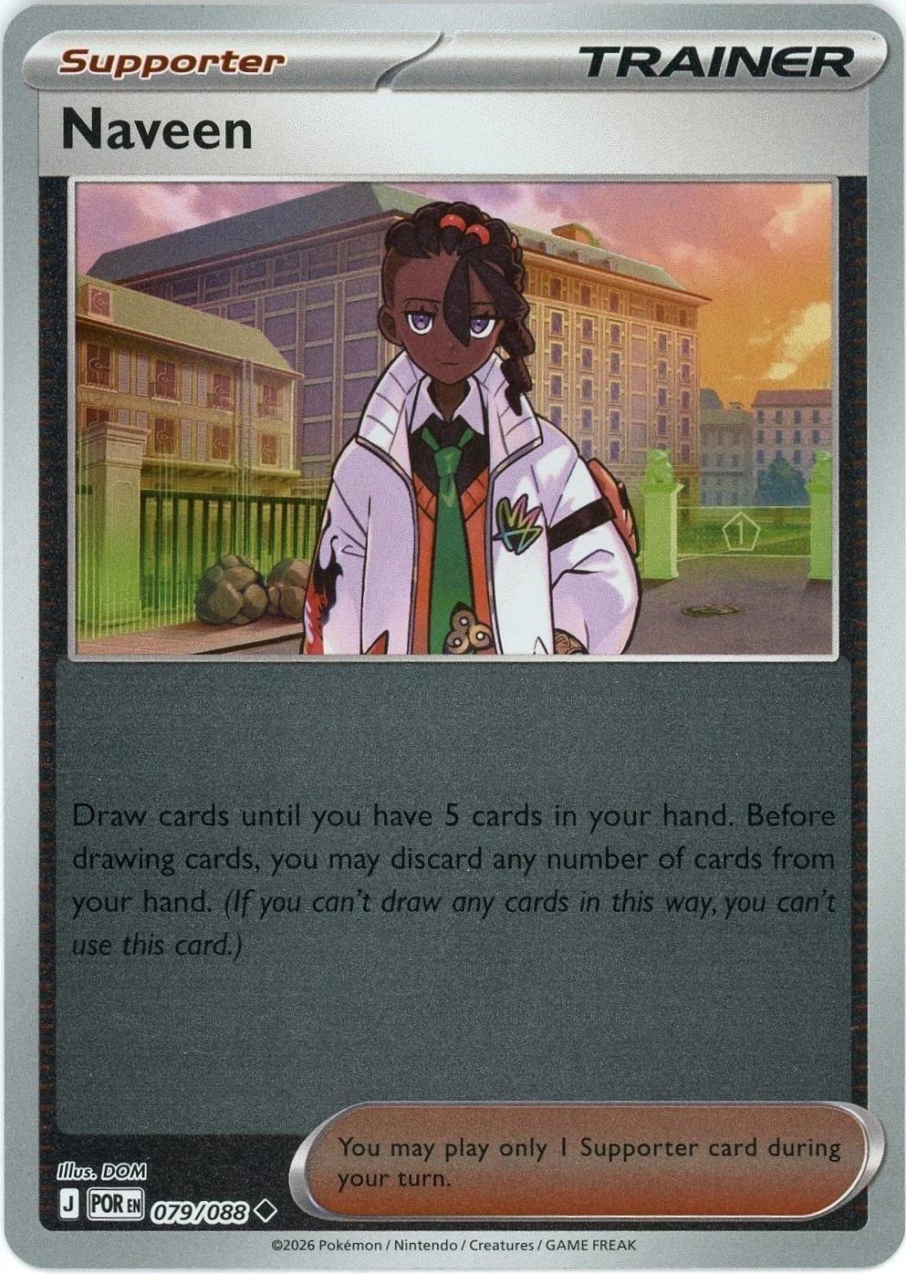 Naveen [Reverse Holo] #79 Pokemon Perfect Order