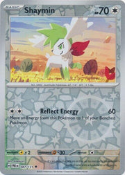 Shaymin [Reverse] #87 Pokemon Prismatic Evolutions