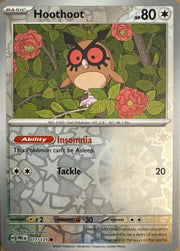 Hoothoot [Reverse] #77 Pokemon Prismatic Evolutions