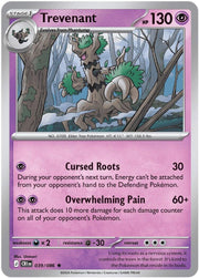 Trevenant #39 Pokemon Chaos Rising HOLO