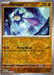 Glimmet [Reverse Holo] #122 Pokemon Obsidian Flames