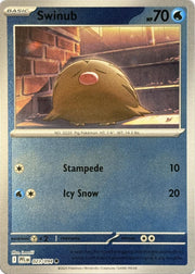 Swinub [Reverse Holo] #23 Pokemon Phantasmal Flames