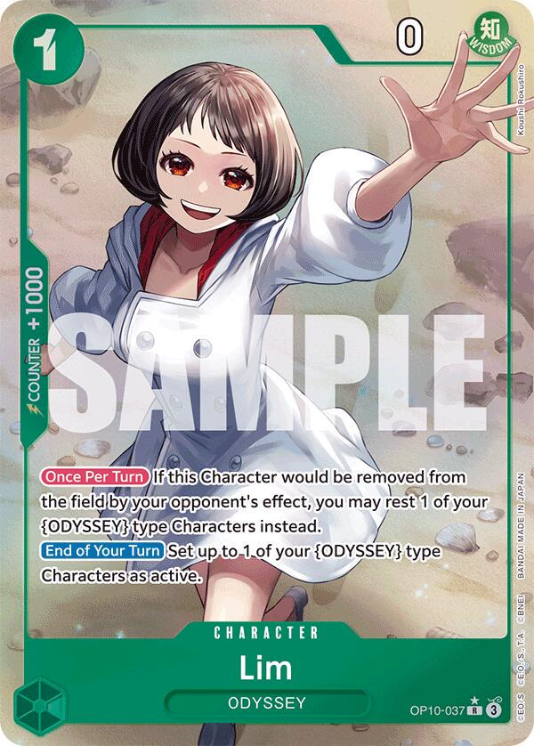 Lim [Alternate Art] OP10-037 One Piece Royal Blood
