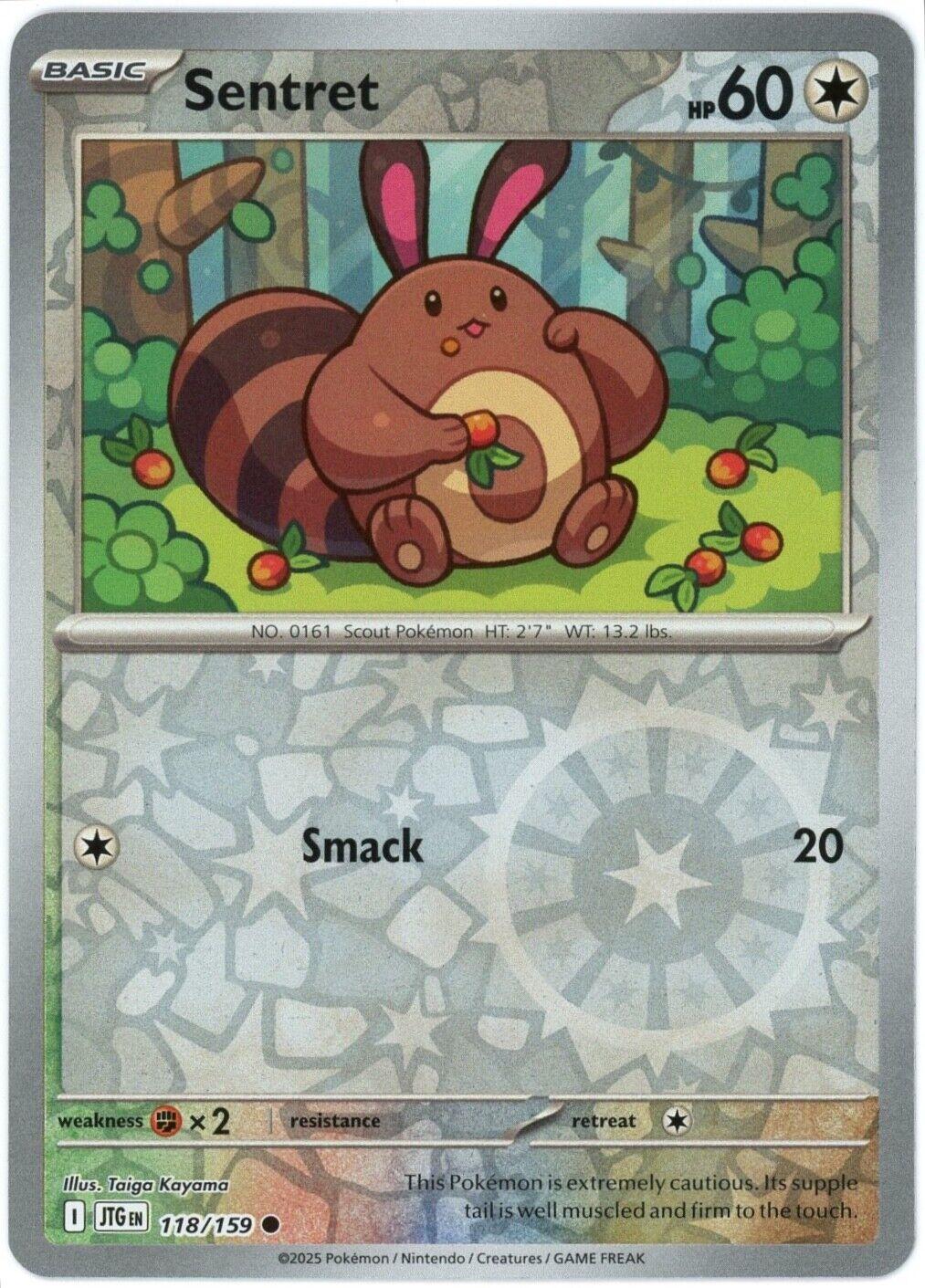 Sentret [Reverse Holo] #118 Pokemon Journey Together