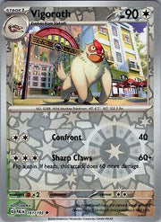 Vigoroth [Reverse Holo] #161 Pokemon Paldea Evolved