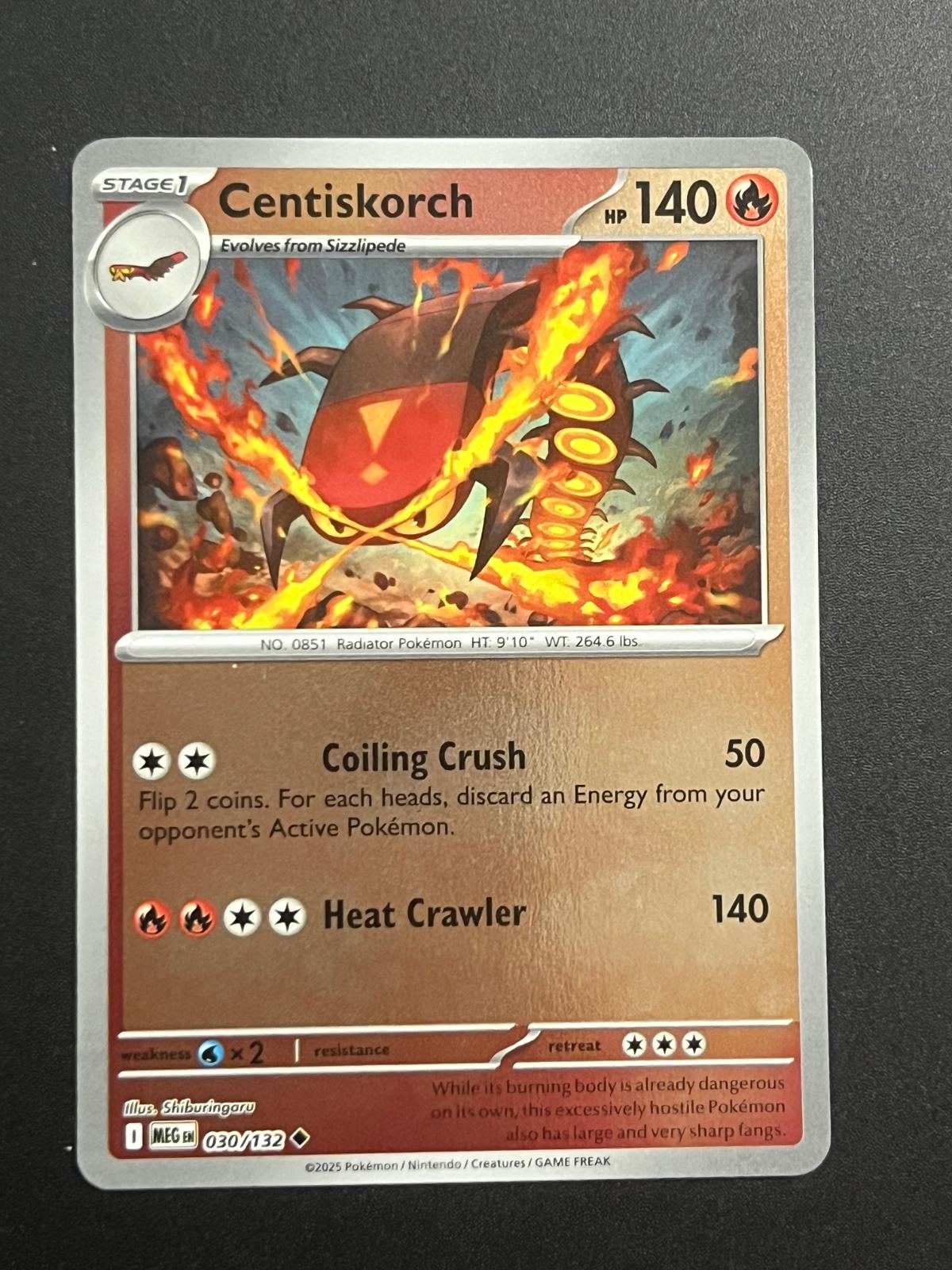 Centiskorch [Reverse Holo] #30 Pokemon Mega Evolution