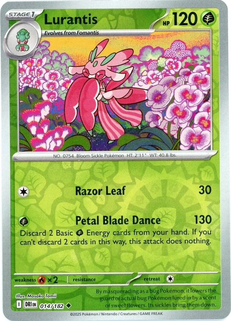 Lurantis [Reverse Holo] #14 Pokemon Destined Rivals