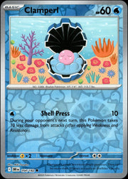 Clamperl [Reverse Holo] #54 Pokemon Destined Rivals