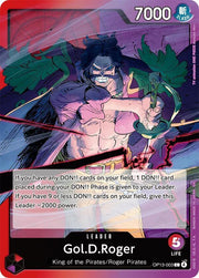 Gol.D.Roger OP13-003 One Piece Carrying on His Will LEADER