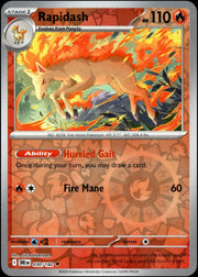 Rapidash [Reverse Holo] #30 Pokemon Destined Rivals