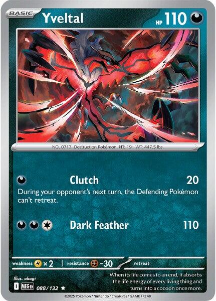Yveltal #88 Pokemon Mega Evolution HOLO