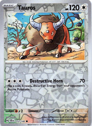 Tauros [Reverse Holo] #112 Pokemon Stellar Crown