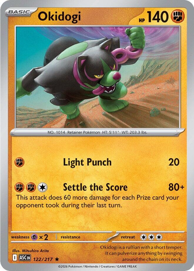 Okidogi #122 Pokemon Ascended Heroes HOLO