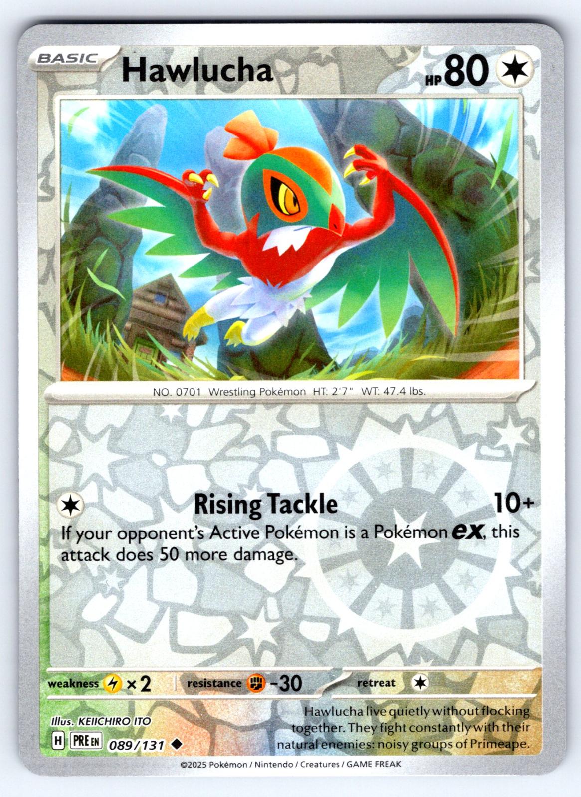 Hawlucha [Reverse] #89 Pokemon Prismatic Evolutions