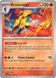 Armarouge [Holo] #41 Pokemon Scarlet & Violet