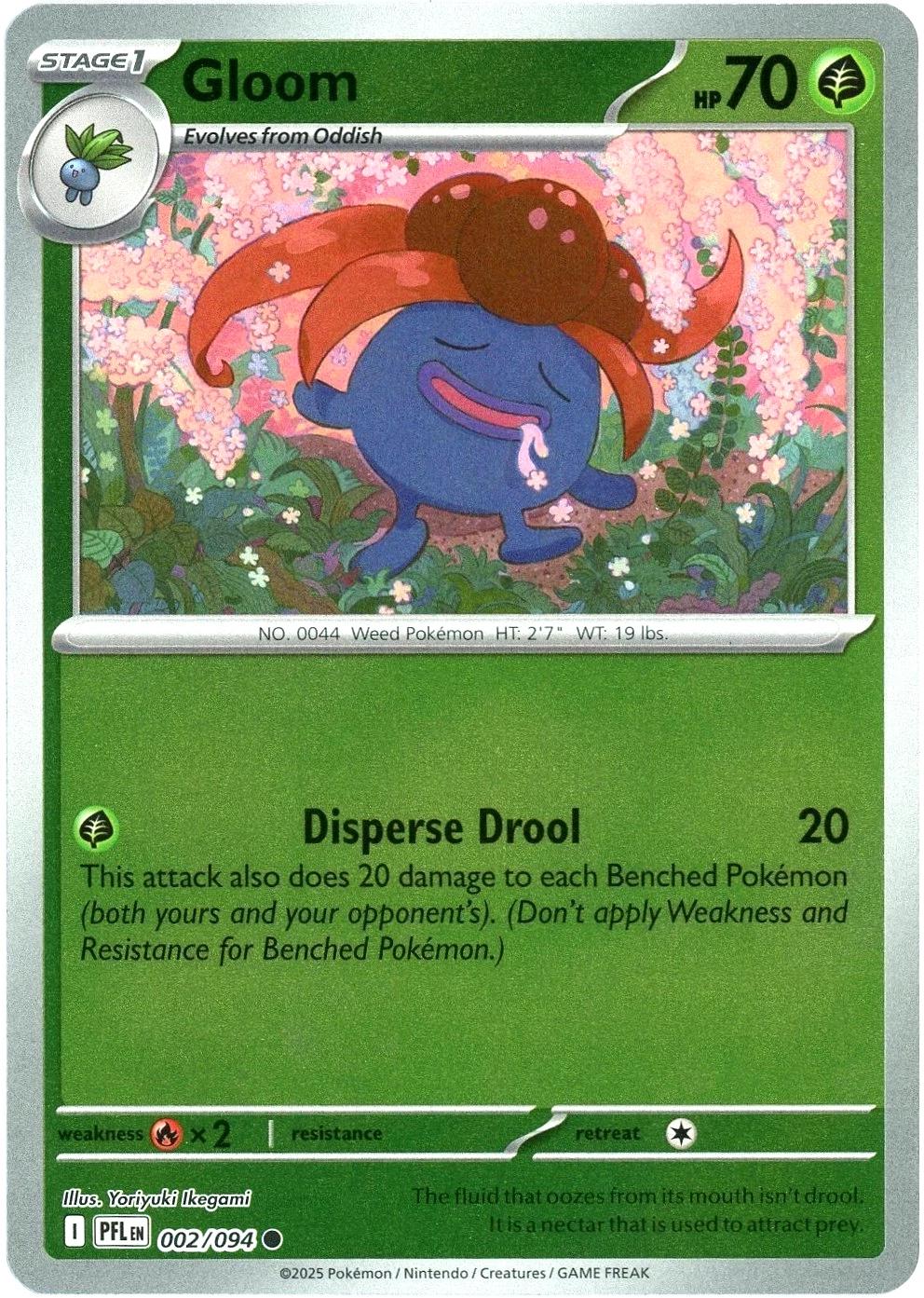 Gloom [Reverse Holo] #2 Pokemon Phantasmal Flames