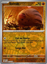 Swinub [Reverse Holo] #77 Pokemon Journey Together
