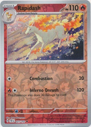 Rapidash [Reverse Holo] #27 Pokemon Temporal Forces
