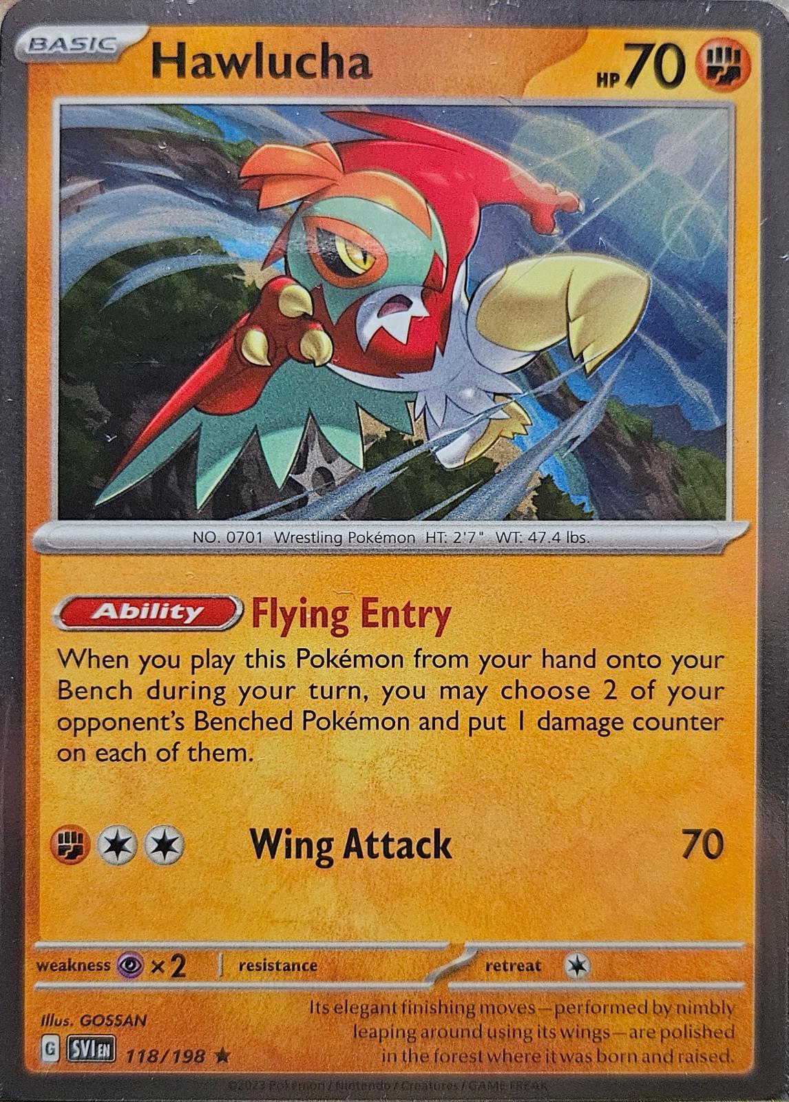 Hawlucha [Holo] #118 Pokemon Scarlet & Violet