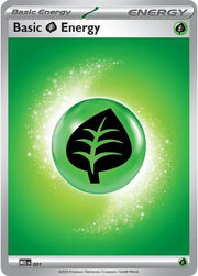 Basic Grass Energy - 001 MEE: Mega Evolution Energies Common • 1 Reverse Holofoil
