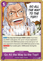 Go All the Way to the Top!! OP13-077 One Piece Carrying on His Will