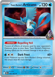 Team Rocket's Articuno [Holo] #51 Pokemon Destined Rivals