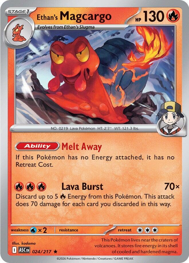 Ethan's Magcargo #24 Pokemon Ascended Heroes HOLO