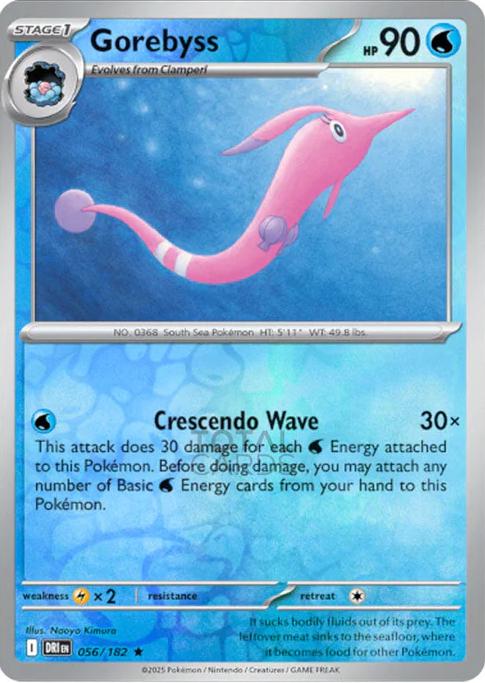 Gorebyss [Reverse Holo] #56 Pokemon Destined Rivals