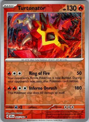 Turtonator [Reverse Holo] #25 Pokemon Stellar Crown