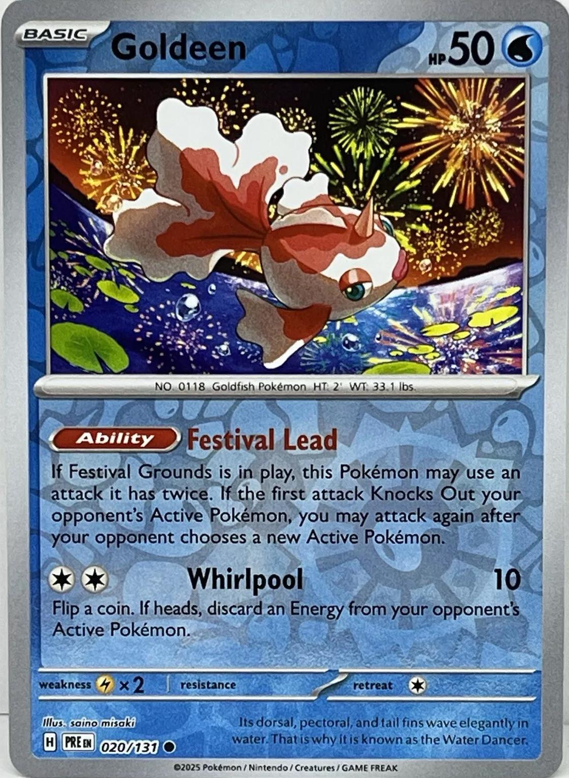 Goldeen [Reverse] #20 Pokemon Prismatic Evolutions