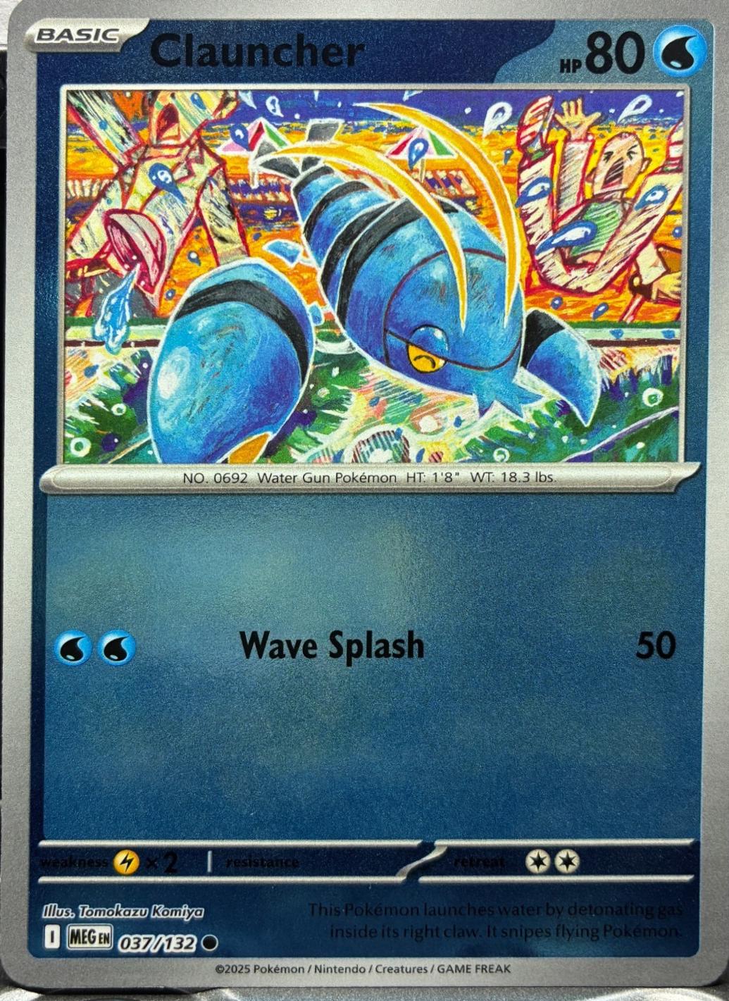 Clauncher [Reverse Holo] #37 Pokemon Mega Evolution