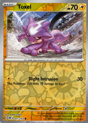 Toxel [Reverse Holo] #71 Pokemon Obsidian Flames
