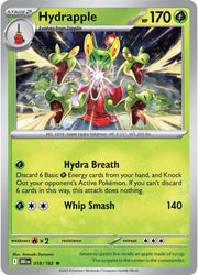 Hydrapple #18 Pokemon Destined Rivals HOLO