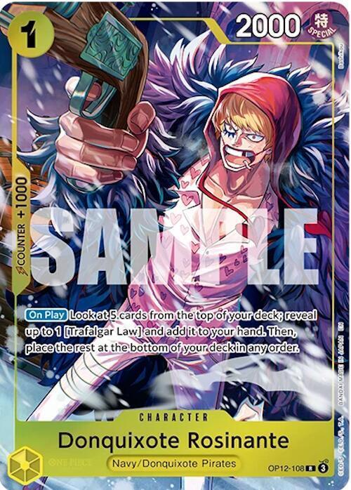 Promo One Piece  Donquixote Rosinante [Illustration Box Vol. 6] OP12-108