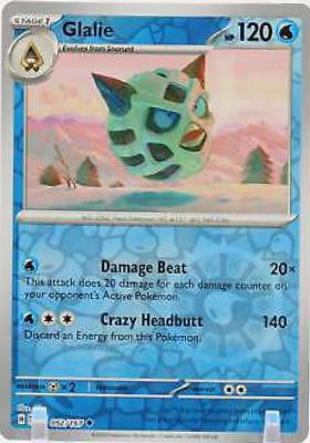 Glalie [Reverse Holo] #52 Pokemon Twilight Masquerade