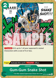 Gum-Gum Snake Shot OP13-039 One Piece Carrying on His Will