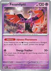 Fezandipiti #45 Pokemon Prismatic Evolutions HOLO