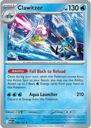 Clawitzer #38 Pokemon Mega Evolution HOLO