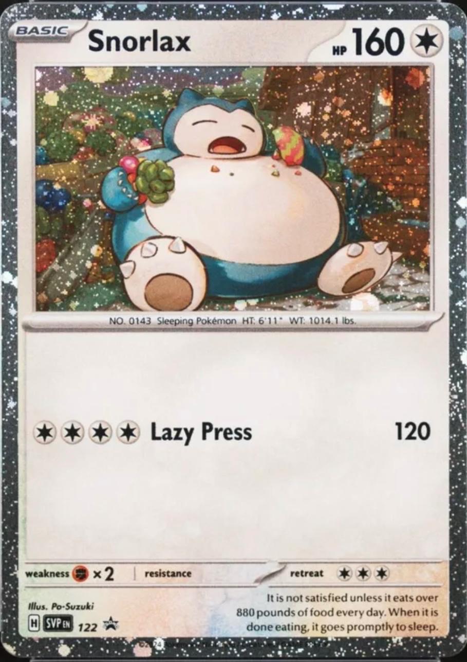 Snorlax (Cosmos) Scarlet & Violet Promo Promo 122