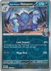 Team Rocket's Nidoqueen [Reverse Holo] #116 Pokemon Destined Rivals