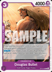 Douglas Bullet OP13-068 One Piece Carrying on His Will