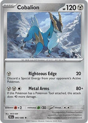 Cobalion #66 Pokemon Black Bolt HOLO