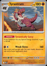 Tyrantrum #45 Pokemon Perfect Order HOLO