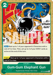 Gum-Gum Elephant Gun OP13-038 One Piece Carrying on His Will